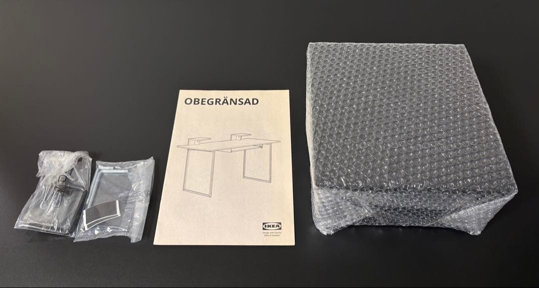 完売品　IKEA デスク OBEGRANSAD オーベグレンサッド 限定ブラック