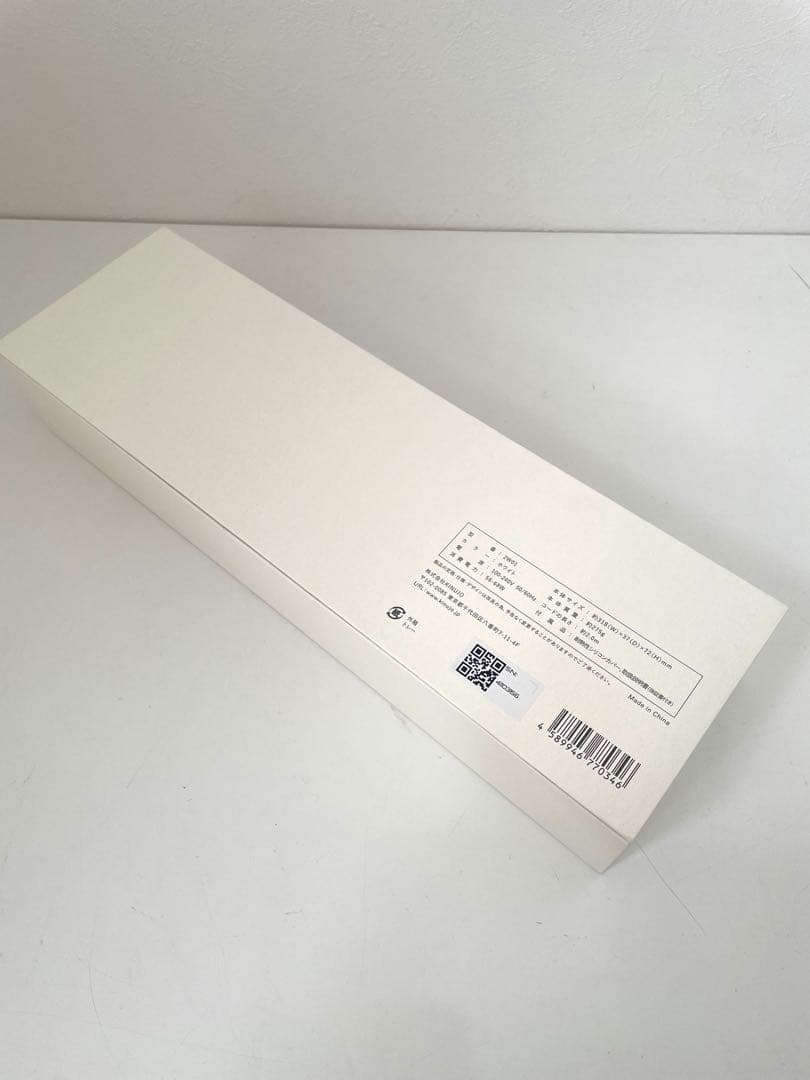 新品未使用⭐︎KINUJO 2way ヘアアイロン ホワイト 26mm