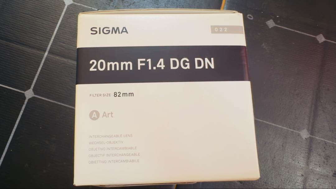 フィルムカメラ SIGMA 20mm F1.4 DG DN SONY