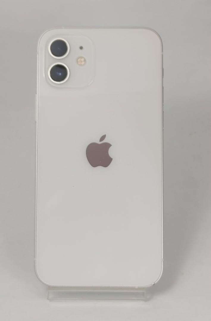 【判定○・simフリー・バッテリー100%】iPhone12・64GB ホワイト