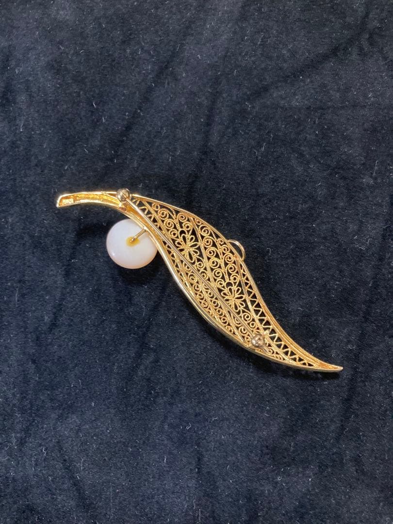 K18YGマベパールブローチペンダント田崎真珠TASAKIイエローゴールド高島屋