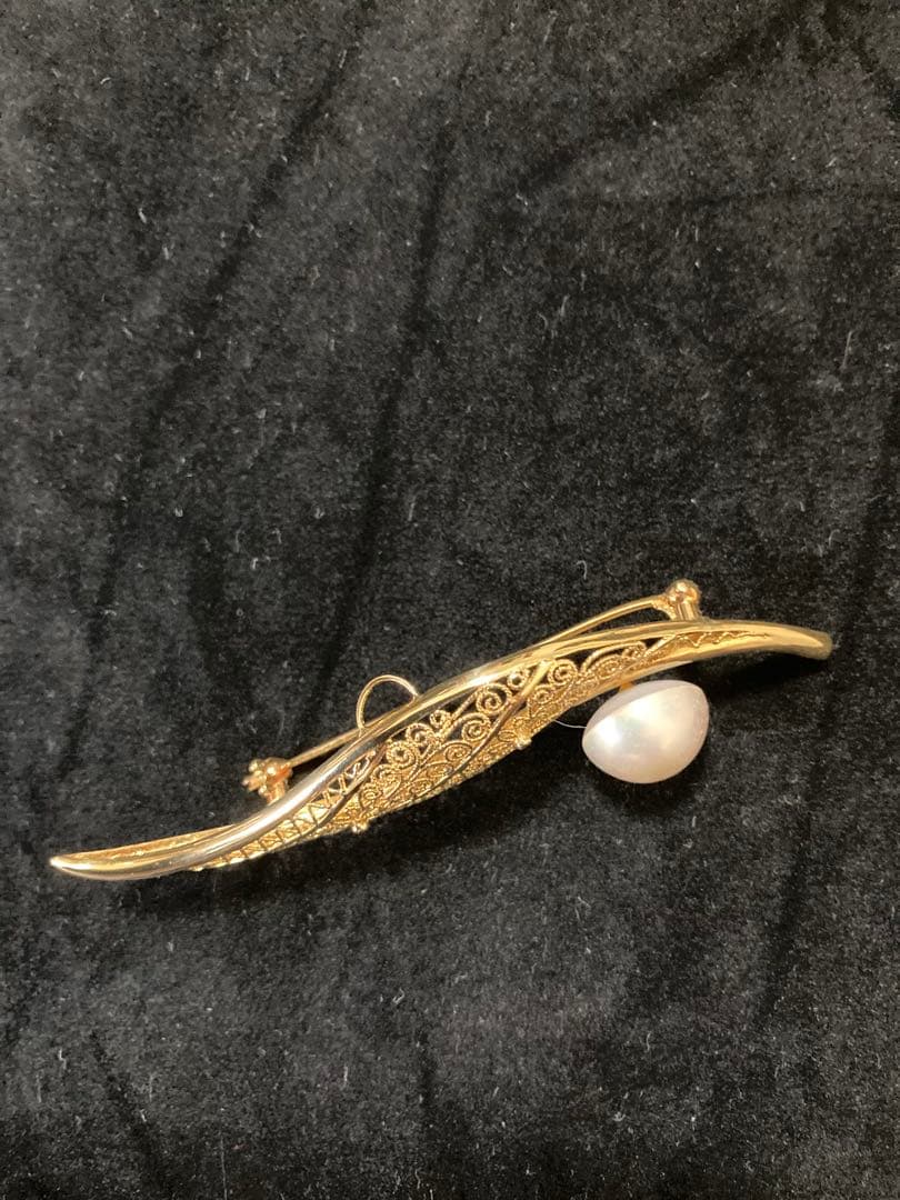 K18YGマベパールブローチペンダント田崎真珠TASAKIイエローゴールド高島屋