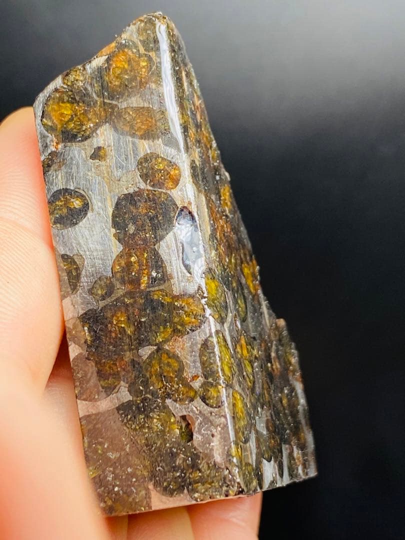 パラサイト隕石 102g 隕石　石鉄隕石　メテオライト セリコ隕石