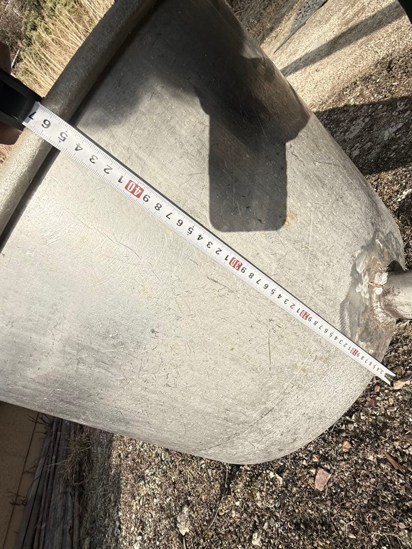 ステンレス製 寸胴丸型大型鍋 排水穴付き（業務用調理、染色等）【たのメル便】