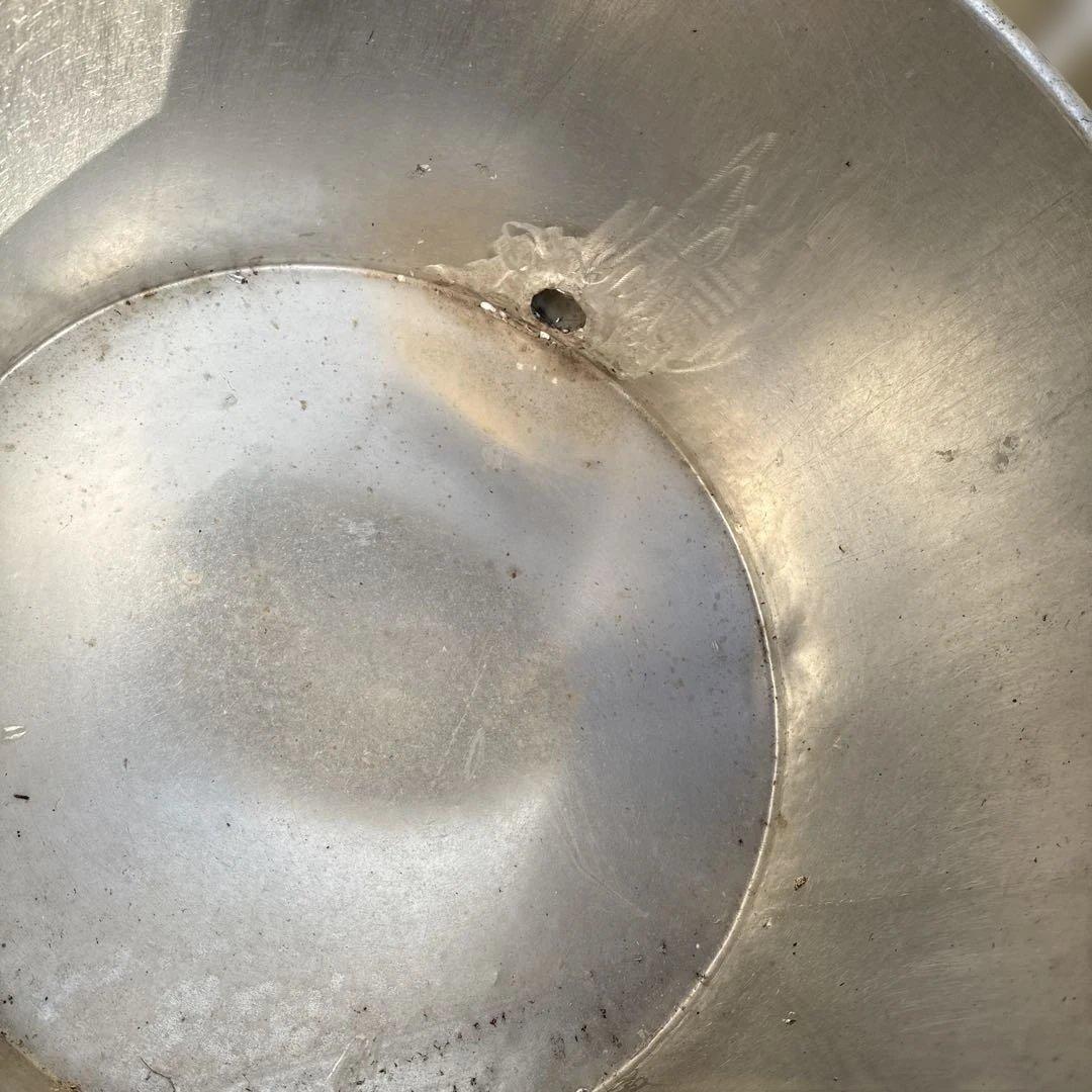 ステンレス製 寸胴丸型大型鍋 排水穴付き（業務用調理、染色等）【たのメル便】