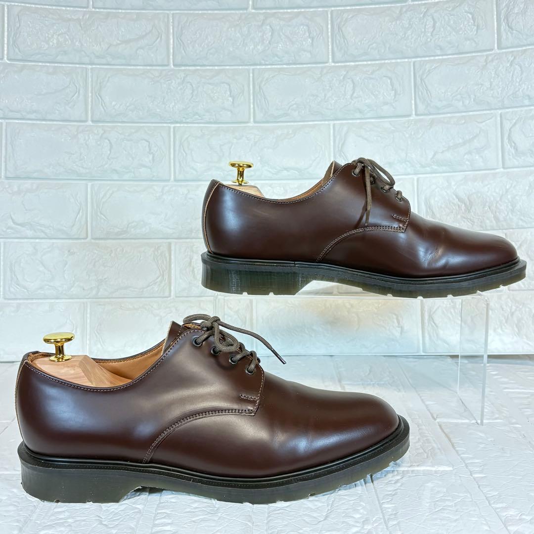 SOLOVAIRソロヴェアー ダークブラウン レザー ドレスシューズ 26cm