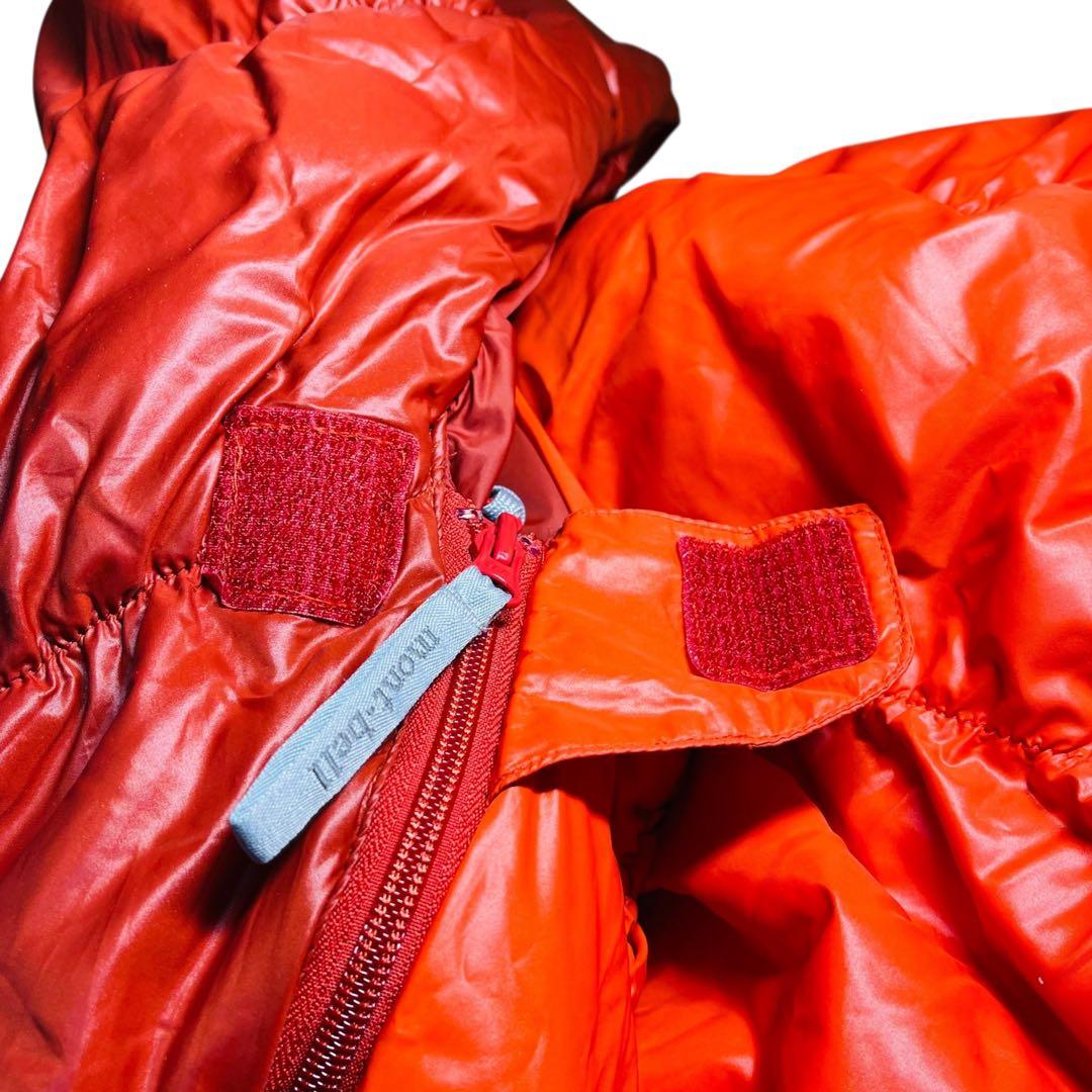 【美品】mont-bell バロウバッグ #3 寝袋 オレンジ モンベル