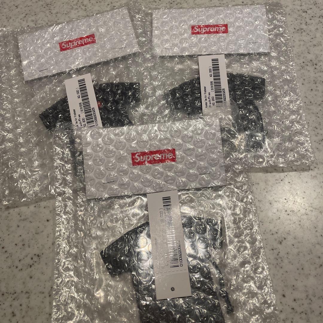 つむぎ　シュプリーム　新品未使用品　エアーフレッシュナーブラック3枚セット