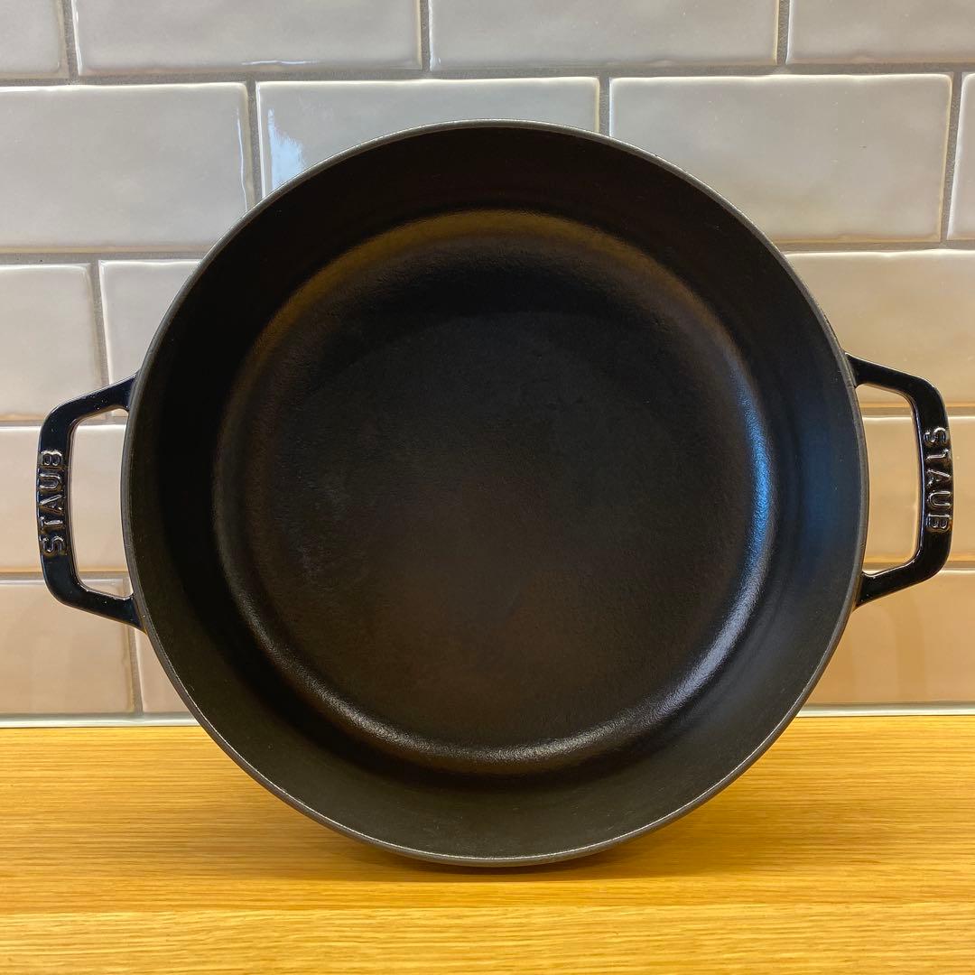 STAUB ブレイザーソテーパン26cm 黒　ブラック　ストゥブ　鍋