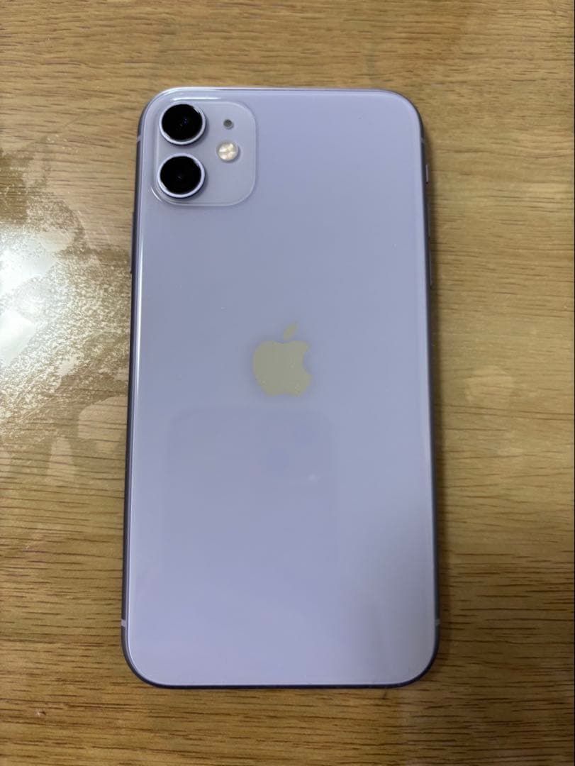 Apple iPhone11 64GB パープル　箱付き　iPhoneケース付き