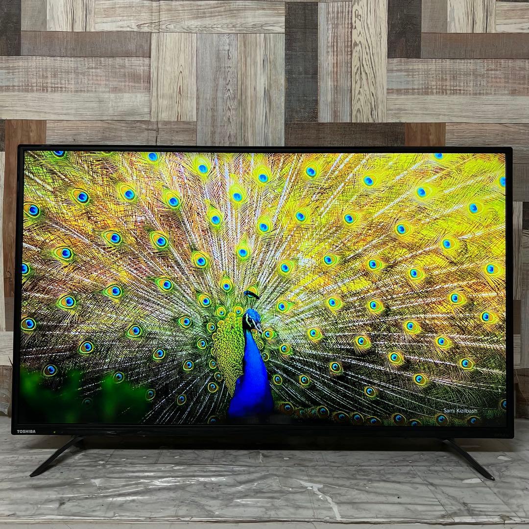 即日受渡❣️全国送料込東芝43型4K液晶テレビネット動画視聴可3チューナー