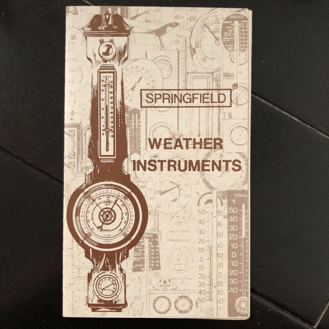 インテリア時計 SPRINGFIELD MARINER WEATHER STATION TRIO