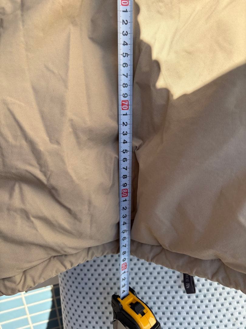 THE NORTH FACE ベージュダウンジャケット