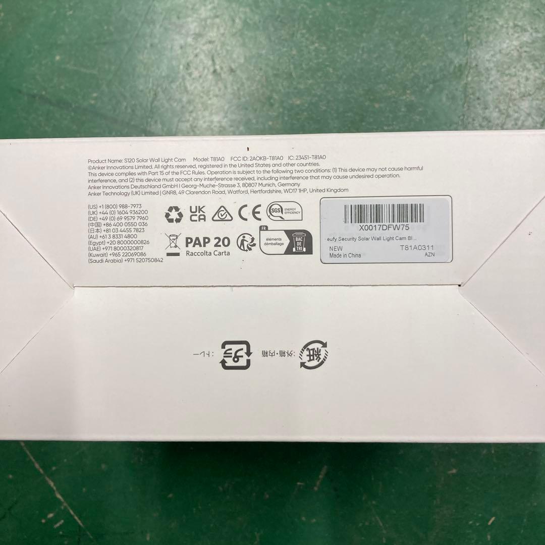未使用 anker eufy S120