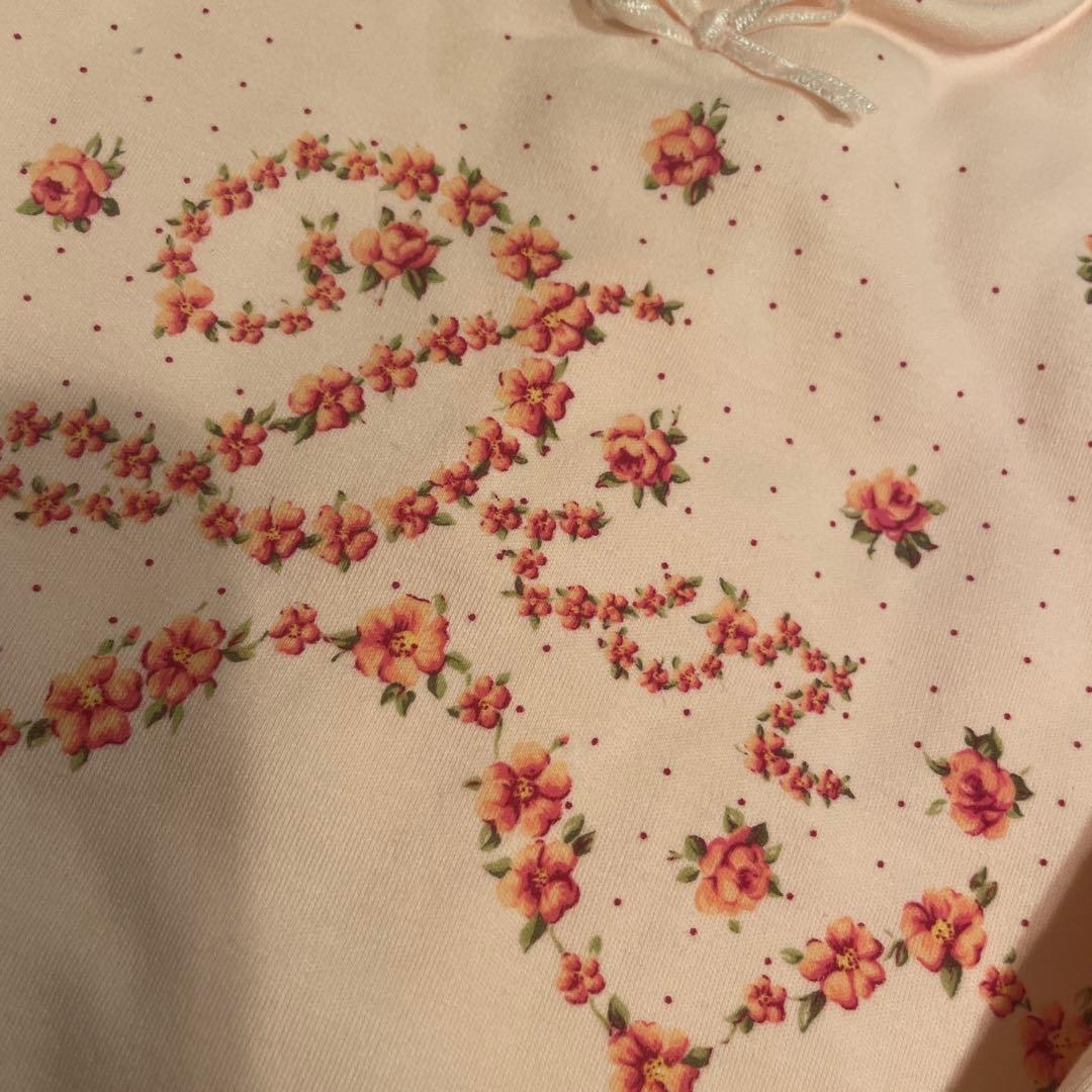 Baby Dior ピンク 花柄プリントカバーオール 6ヶ月