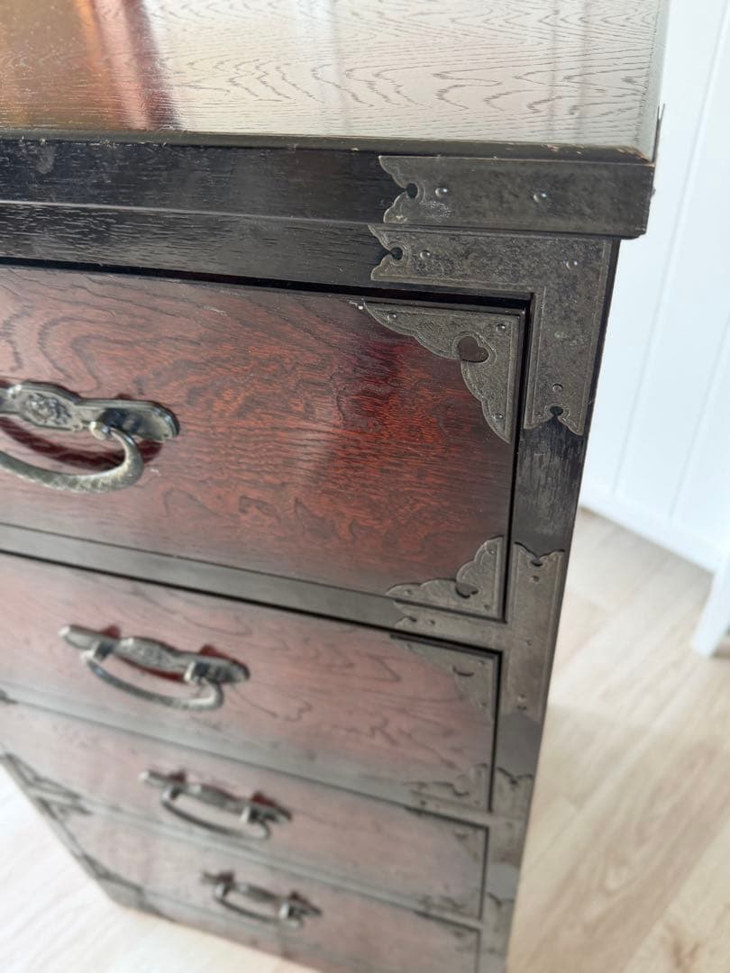 専用出品 筑後民芸家具 時代箪笥 民芸箪笥 収納家具 整理箪笥　装飾金具