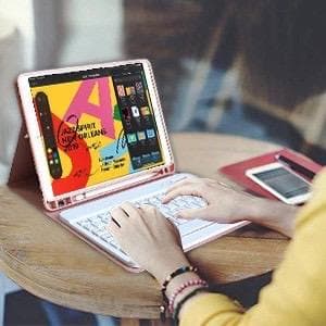 高級PUレザー製❣iPad専用設計で使い勝手＆利便性抜群♪❤ケース＆キーボード