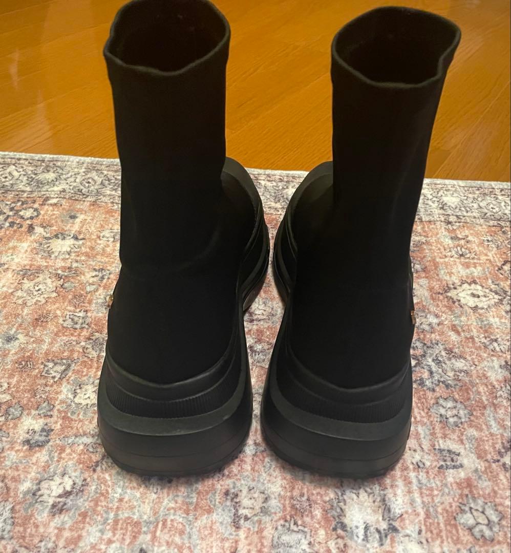 YELLO スニーカーショートブーツ　シングル　Lサイズ　ブラック