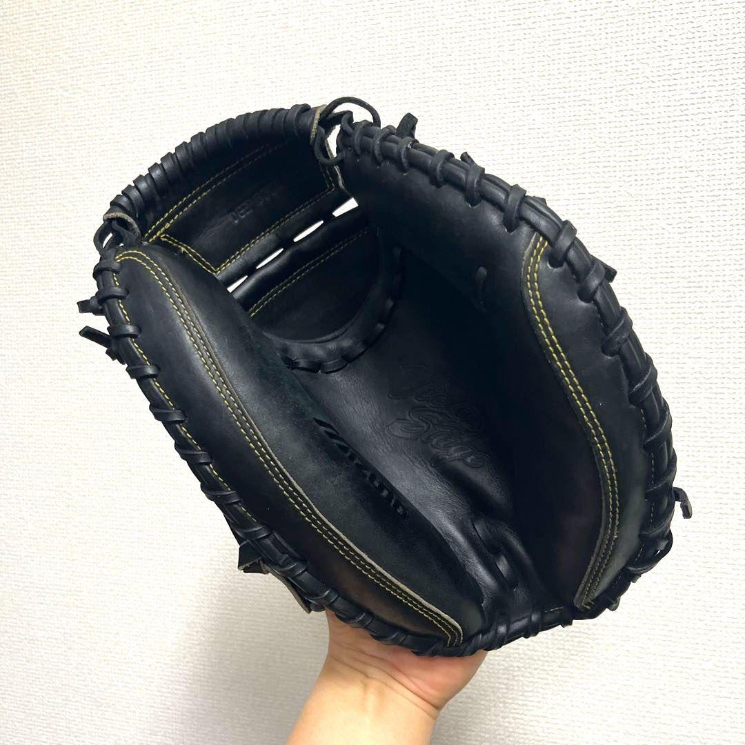 986 ミズノ ビクトリーステージ 阿部慎之助モデル 軟式 キャッチャーミット