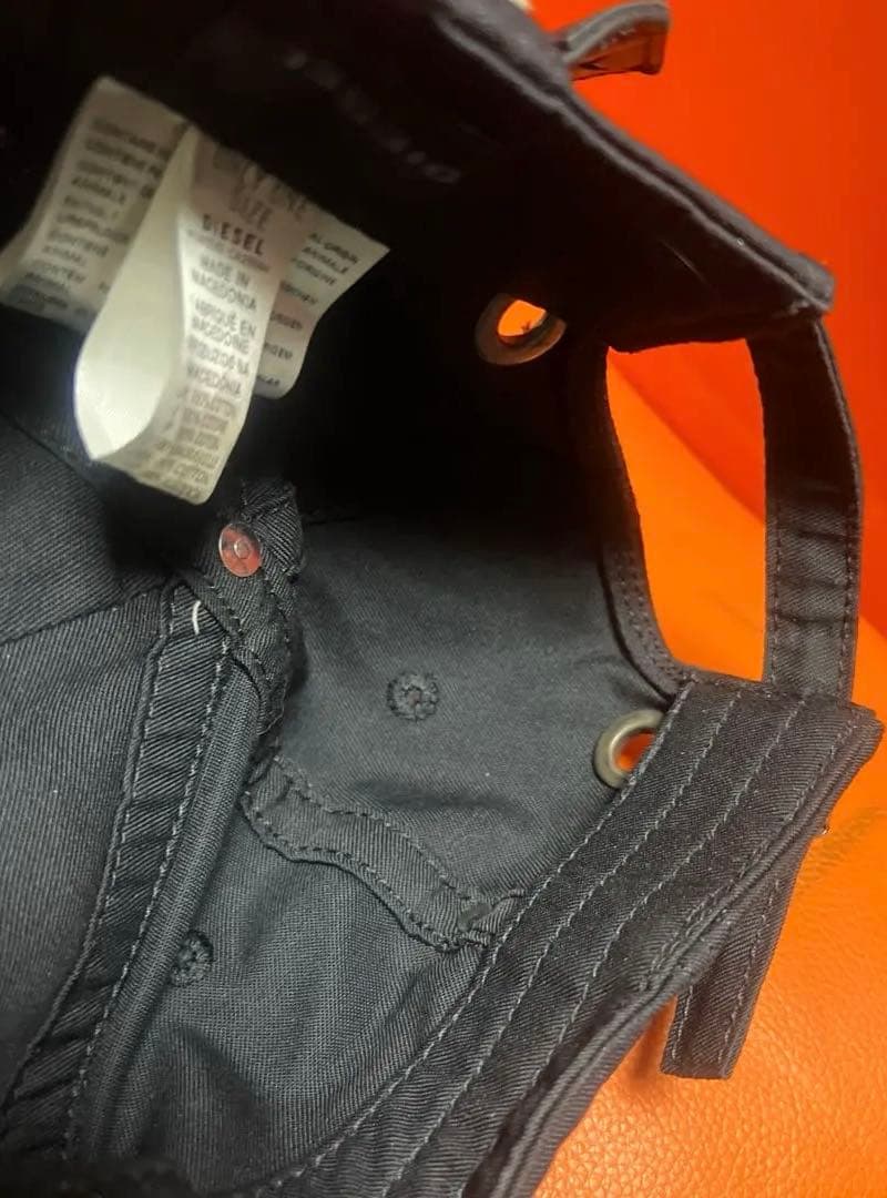 DIESEL ディーゼル　CAP ブラック　カスタムキャップ　アーカイブ