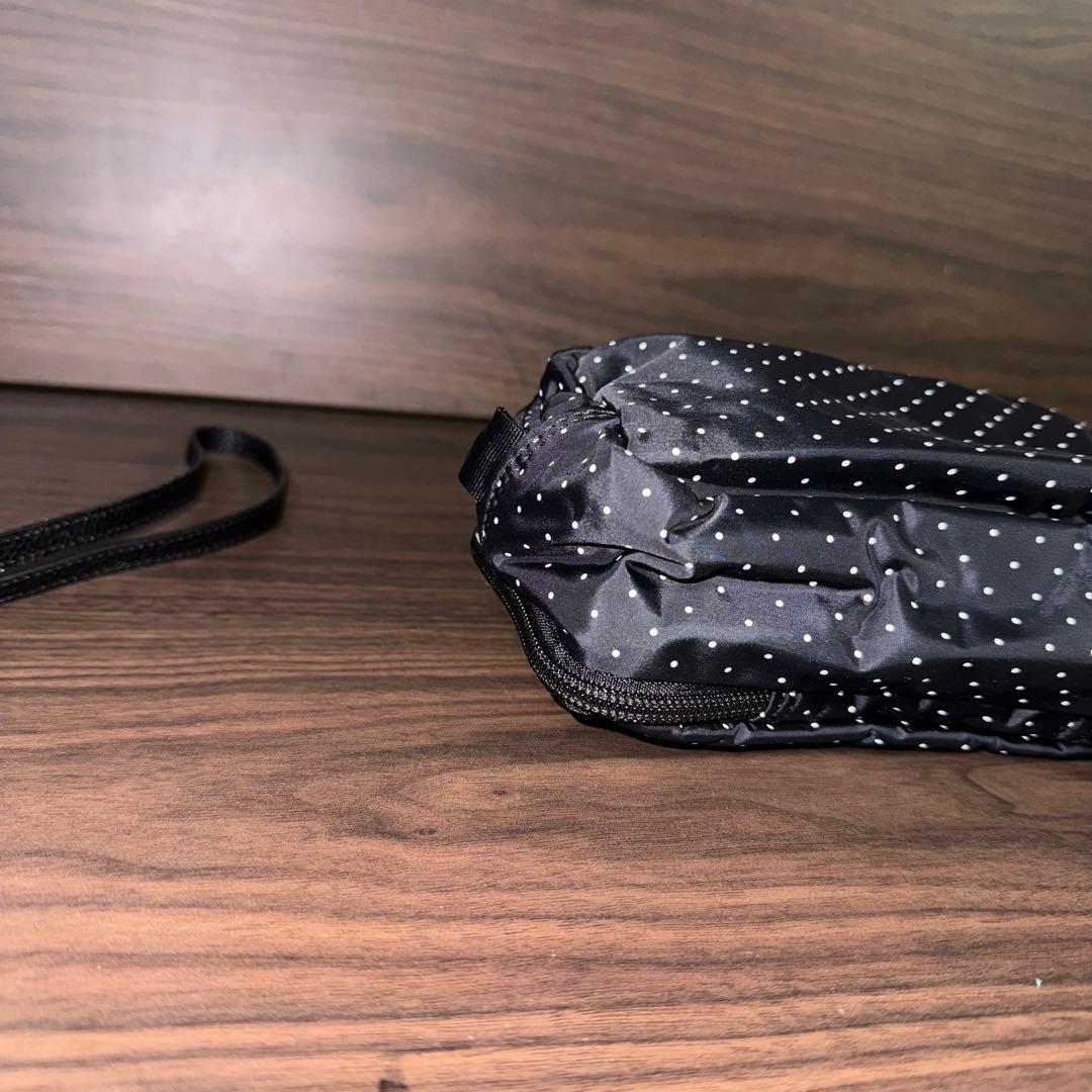 未使用 長期保管品 レア ヘッドポーター ポーチ ブラック ドット