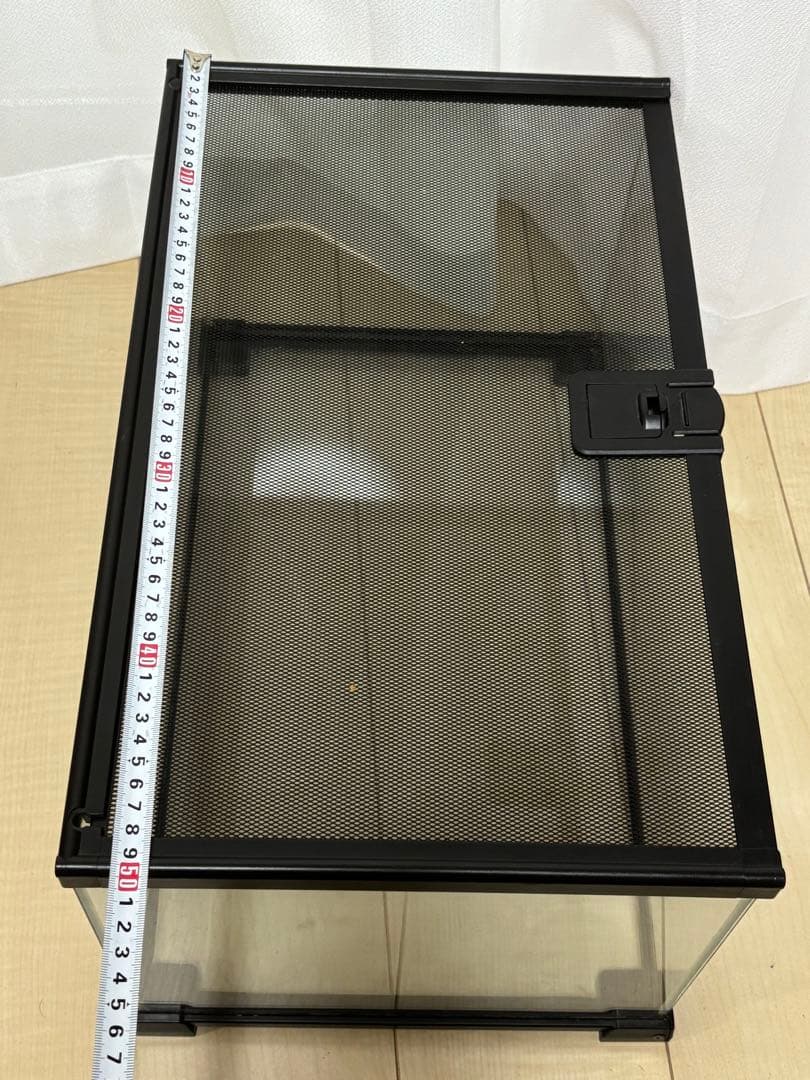 爬虫類　飼育ケージ　ガラス製