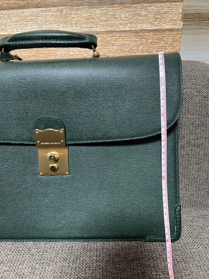 SOMES SADDLE ソメスサドル 本革 ビジネスバッグ ダークグリーン