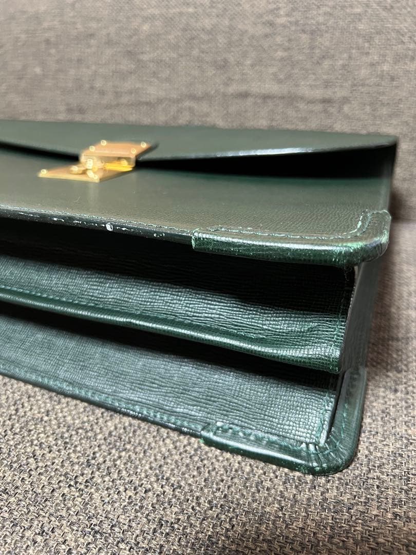 SOMES SADDLE ソメスサドル 本革 ビジネスバッグ ダークグリーン