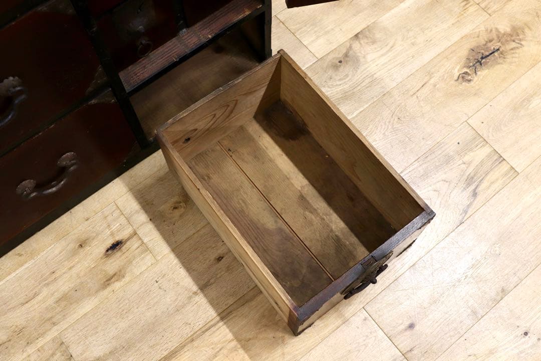 GMIS224○時代箪笥 仙台箪笥 和家具 整理箪笥 アンティーク 古道具 民