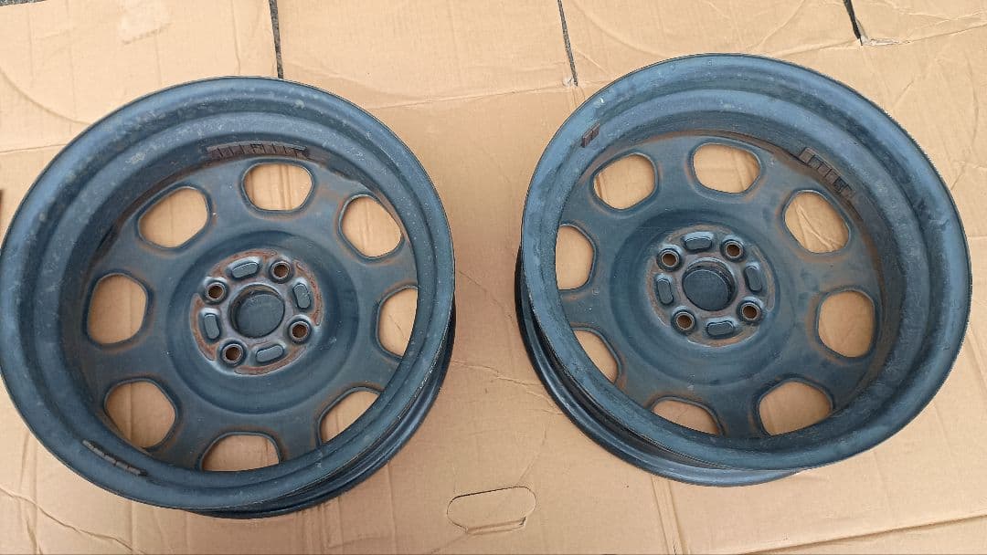 ハスラー純正 15インチスチールホイール２本