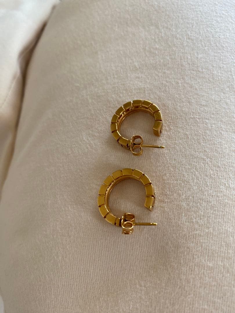 ゴールド フープピアス 小型