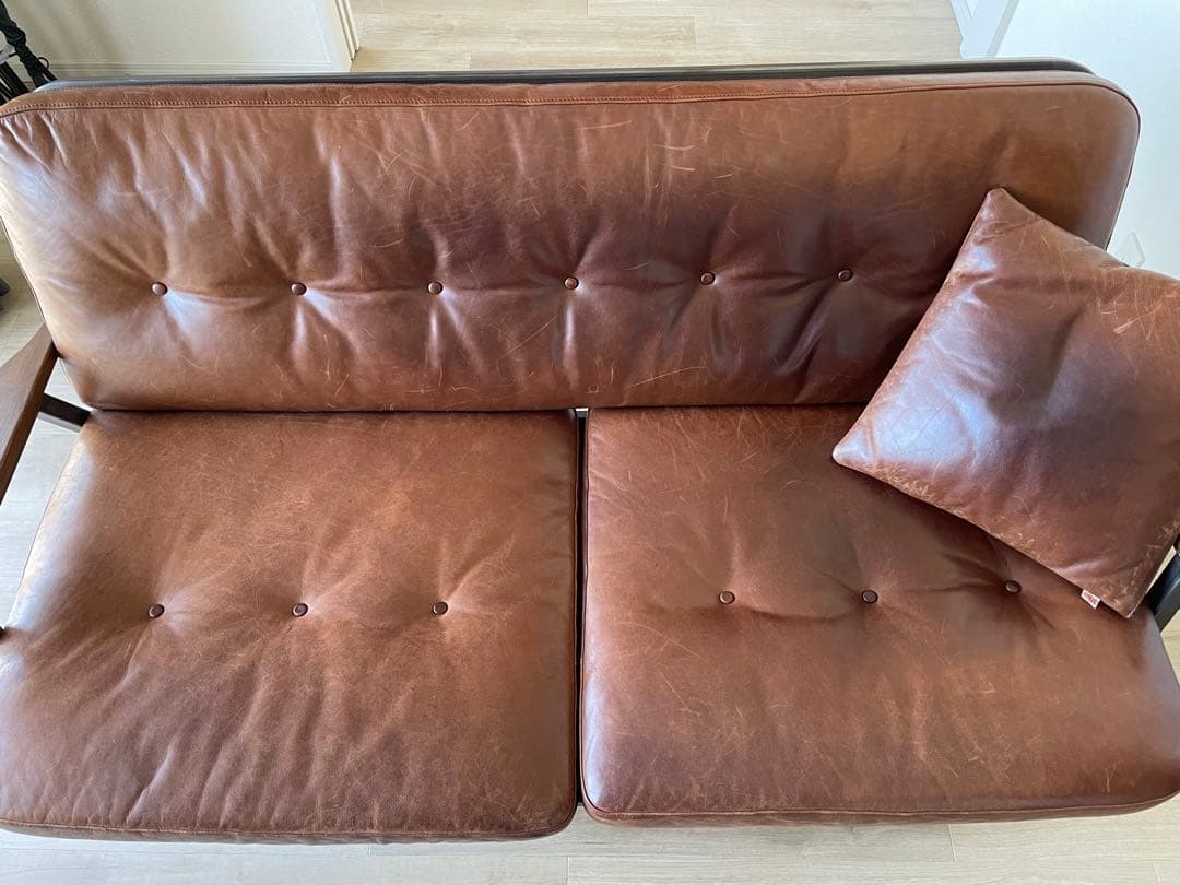 【貴重】アクメファニチャー GRANDVIEW SOFA （クッション付）