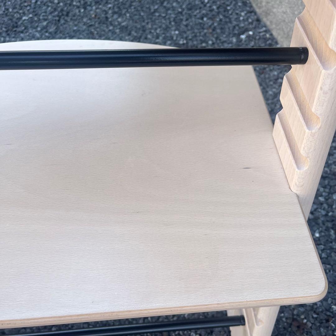 美品　ストッケ トリップトラップ シリアル7 ホワイトウォッシュ ハイチェア