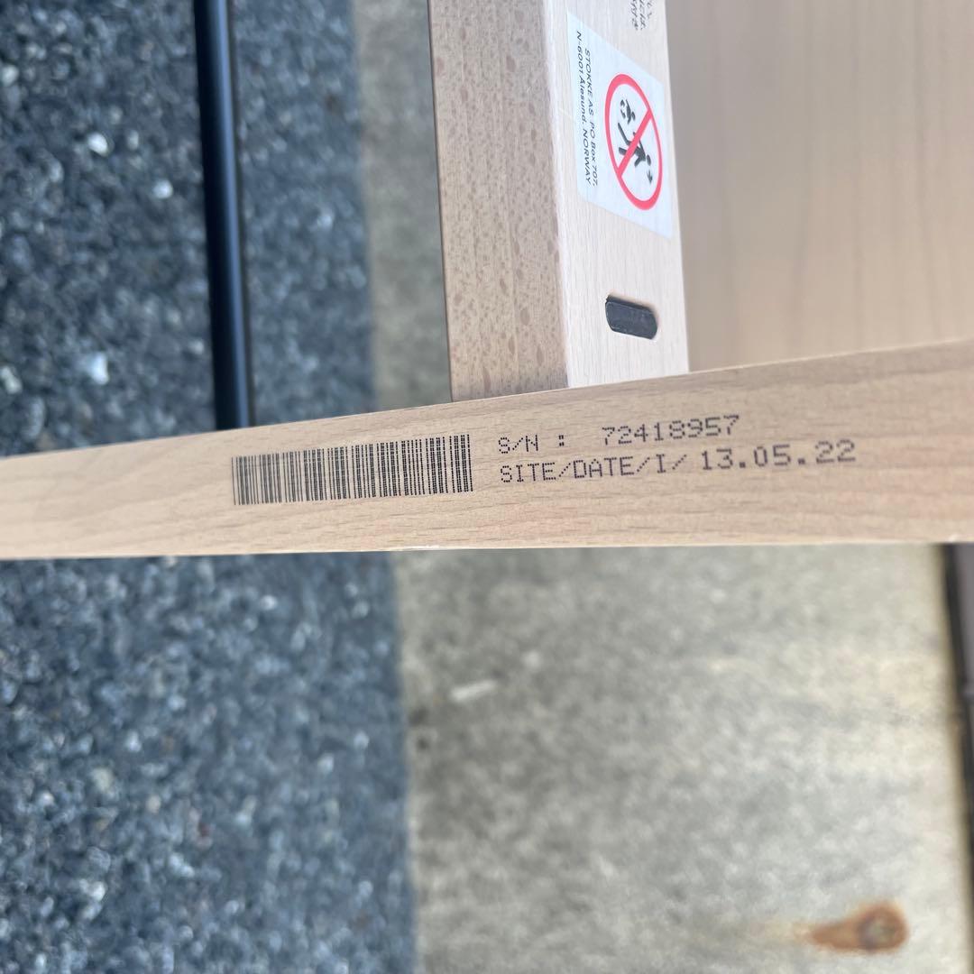 美品　ストッケ トリップトラップ シリアル7 ホワイトウォッシュ ハイチェア