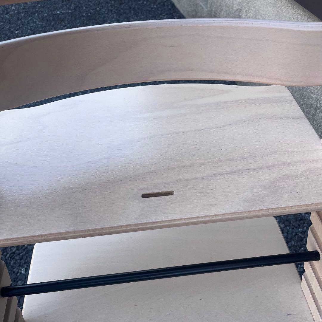 美品　ストッケ トリップトラップ シリアル7 ホワイトウォッシュ ハイチェア