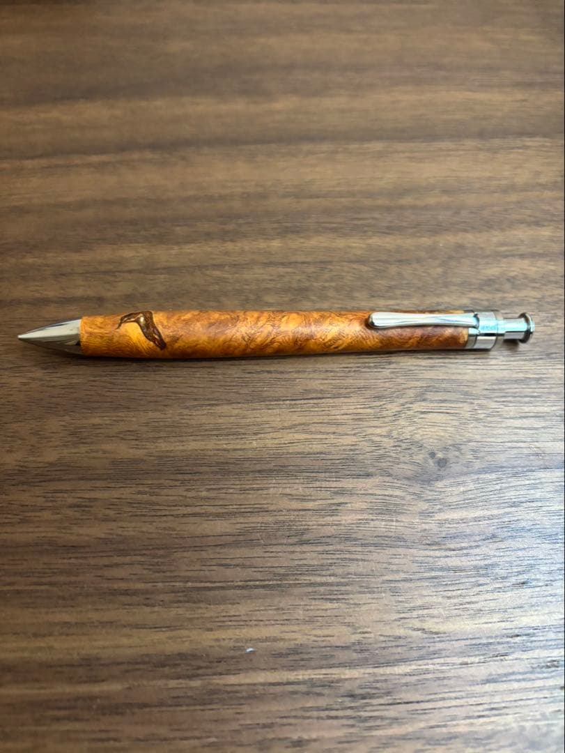 工房楔　花梨こぶ杢 0.5ミリシャーペン