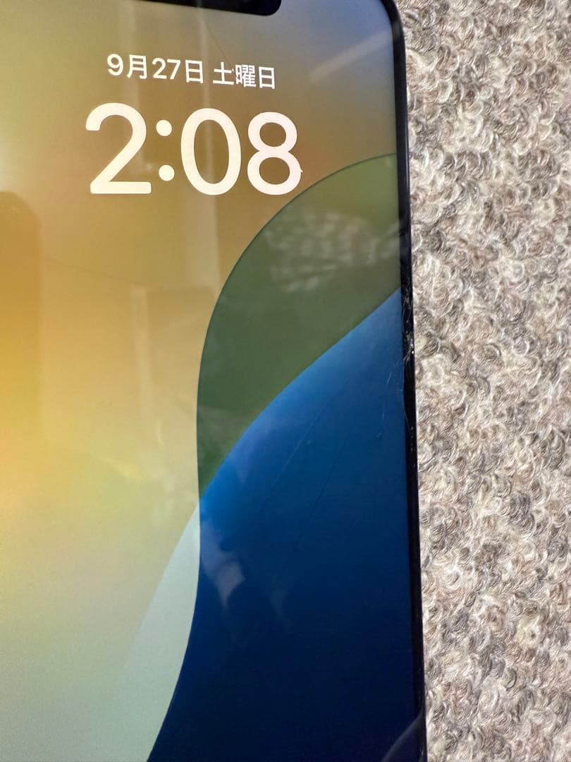 iPhone 15 pro ブルーチタニウム　512GB ジャンク　　訳あり