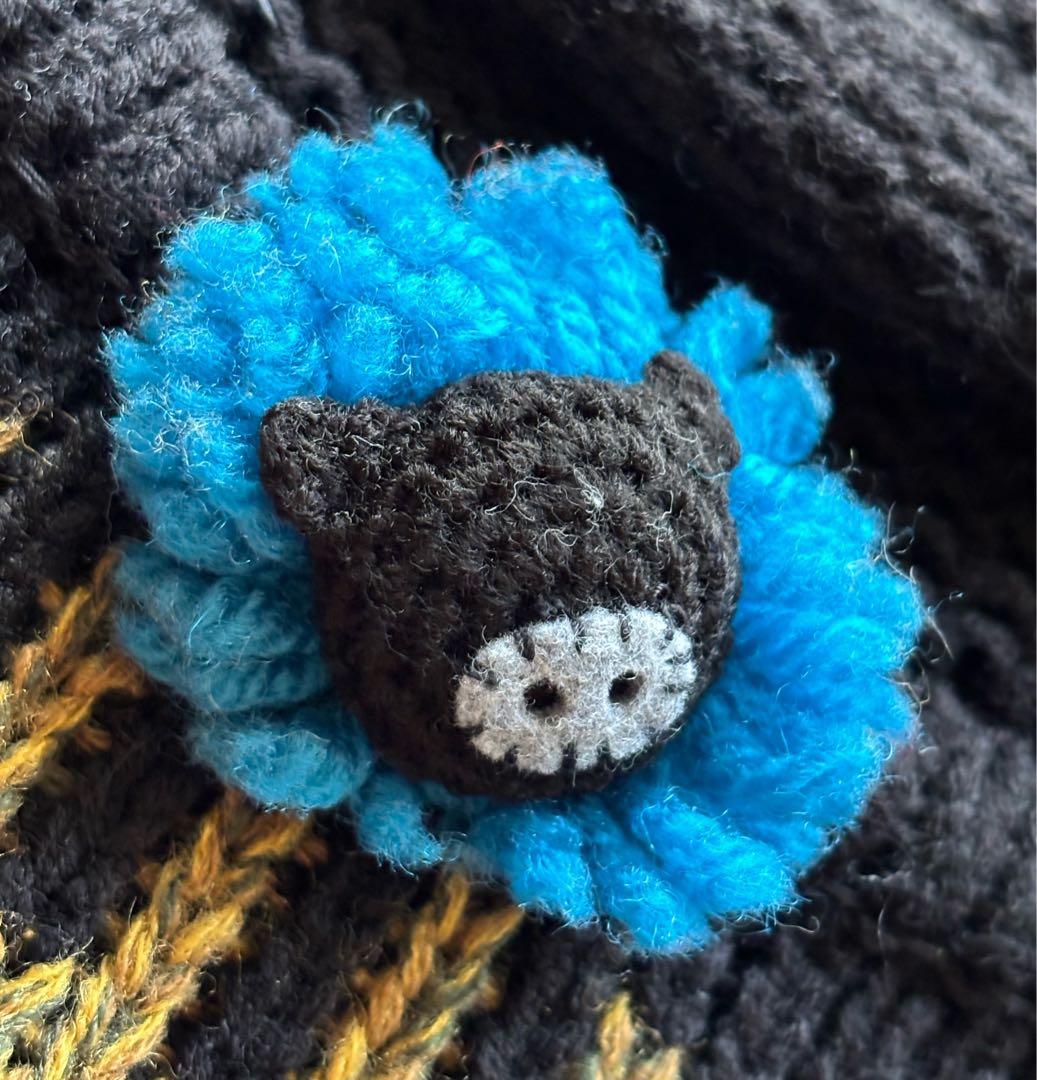 【極美品】アルベロベロ　ざっくりニット　カーディガン　ブタさん