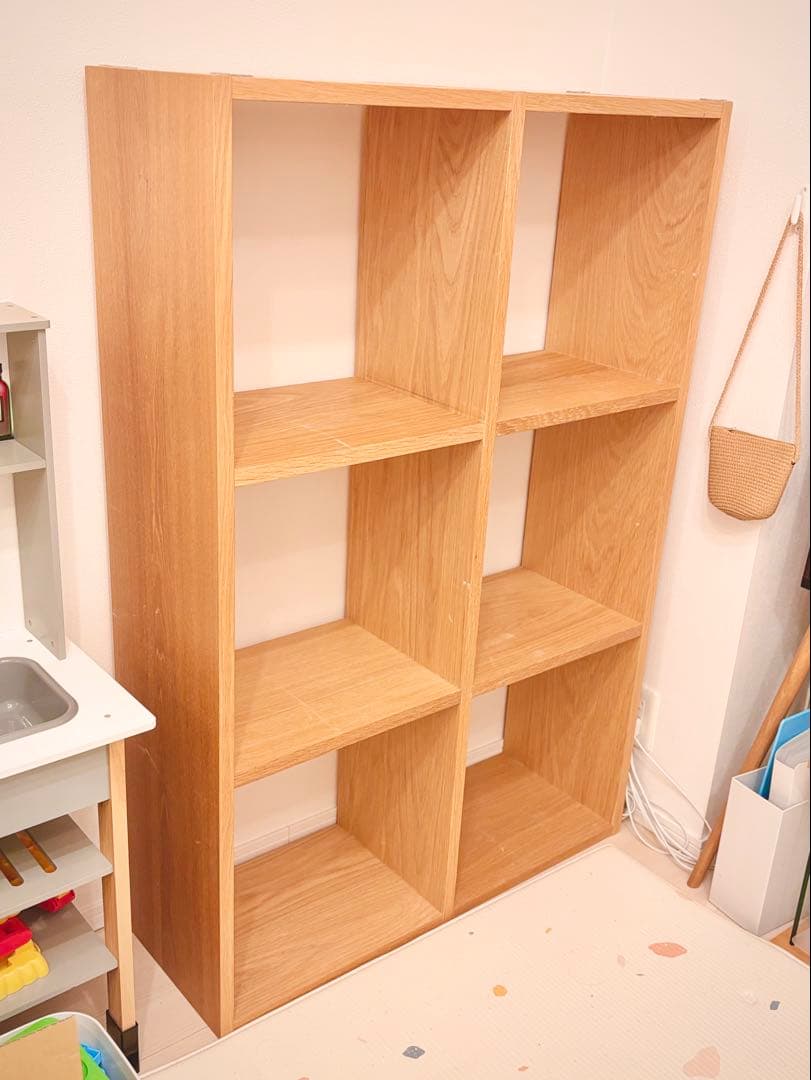 無印良品 スタッキングシェルフ（3段 × 2列 オーク）