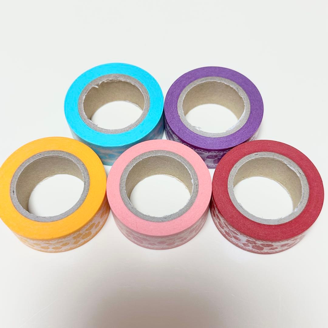 マークス 廃盤マスキングテープ キッチンデコ 5本セット 中古