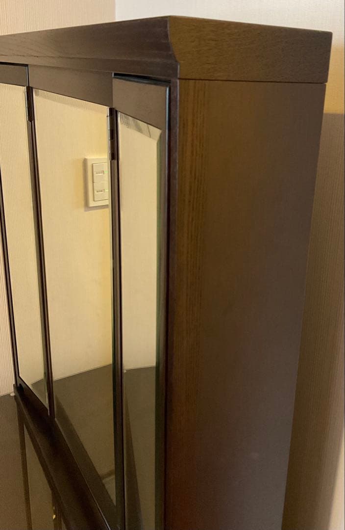 カリモク 三面鏡 鏡台 ドレッサー 収納多 送料込/たのめる便