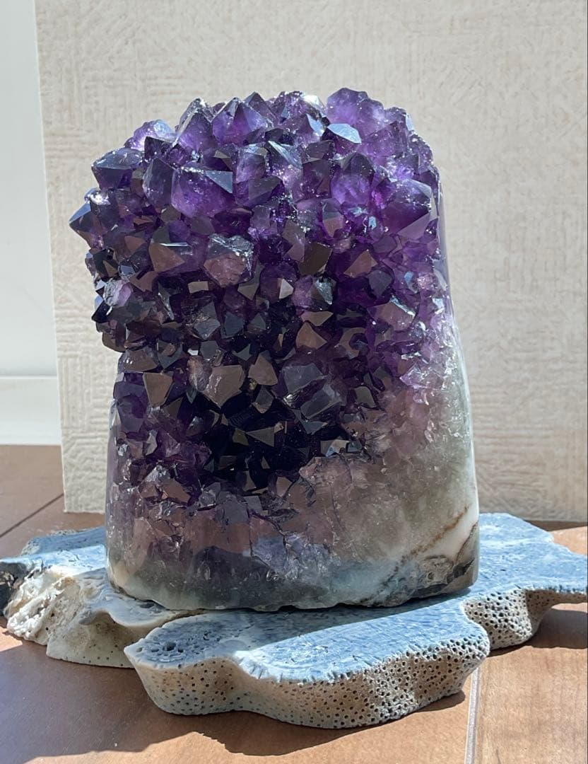ウルグアイ産　 アメジストクラスター　瑪瑙　780g