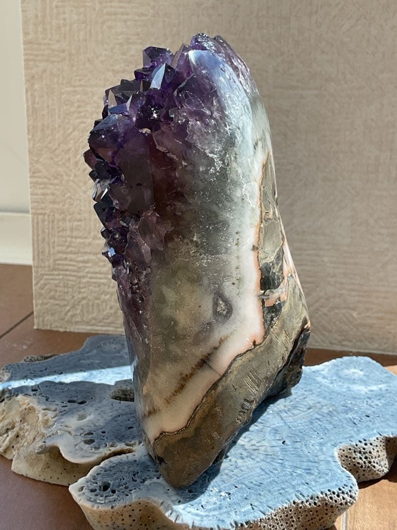 ウルグアイ産　 アメジストクラスター　瑪瑙　780g