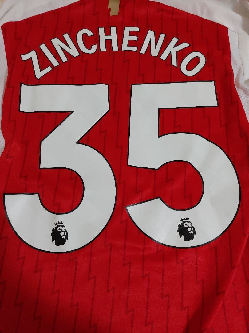 【正規品】アーセナル　ジンチェンコ　ユニフォーム