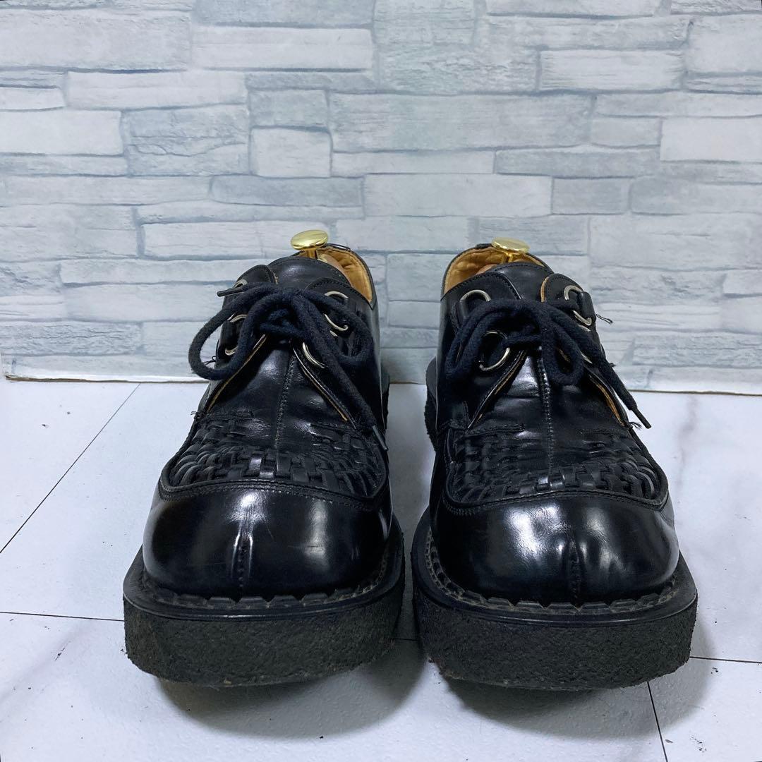 名作 E COX ギブソン 革靴 11355 本革 英国 黒 28 9