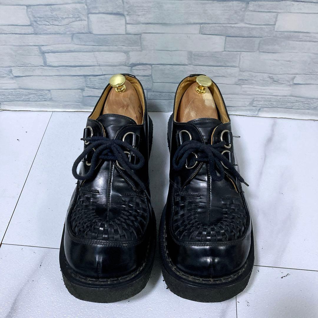 名作 E COX ギブソン 革靴 11355 本革 英国 黒 28 9