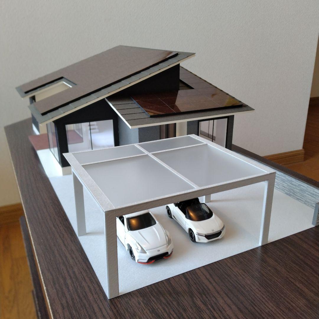 50分の1，平屋＆ロフト内外模型No.90『威風堂々328・凛』