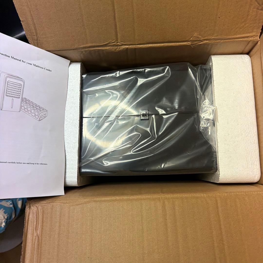 水冷マット　ダブル　冷却マットとエアクーラーのセット