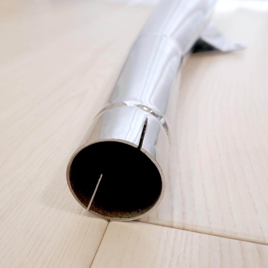 SR400/500 スリップオン リバースコーンマフラー メガホン テーパー