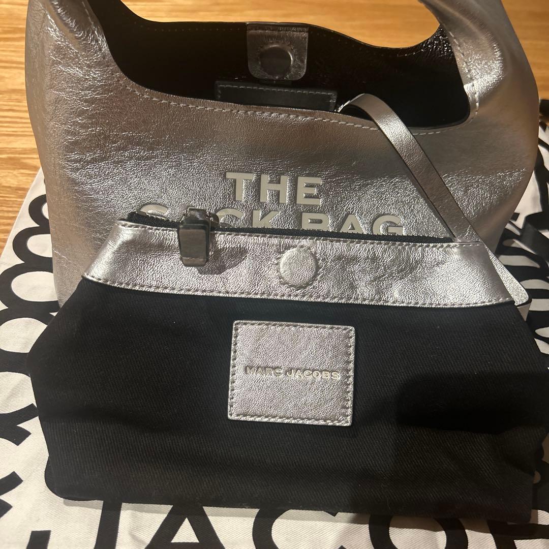 MARC JACOBS THE SACK BAG シルバー　新作　新品